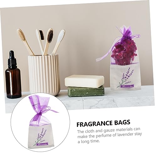 Bolsa aromática portátil de lavanda de algodón miniatura 2