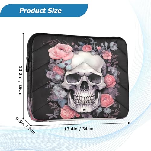 Funda para portátil de 13-14 pulgadas con diseño floral miniatura 3