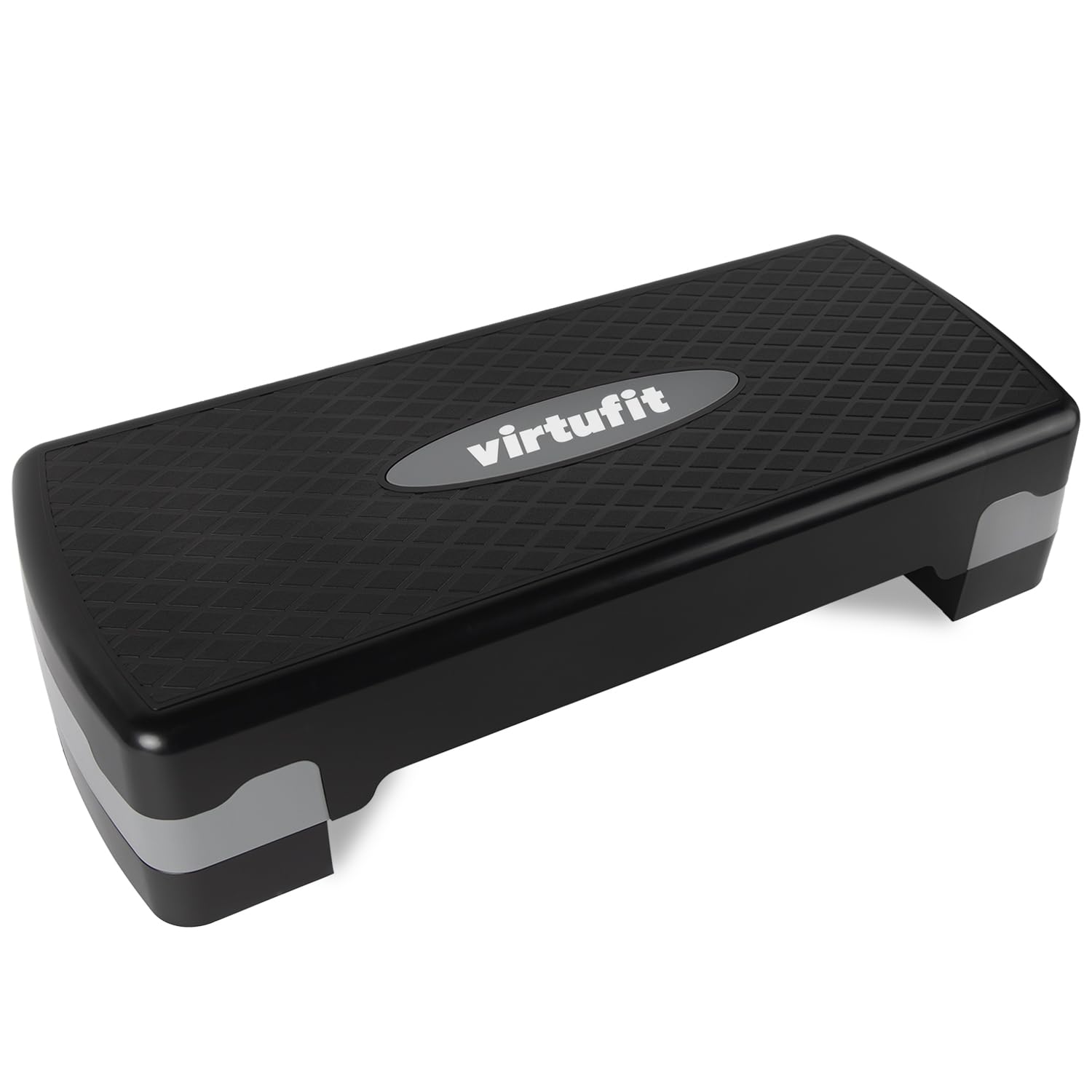 VirtuFit Essential Step Aerobico – Altezza Regolabile 12-17-23 Cm, Antiscivolo, Portata 110 Kg, Per Fitness E Riabilitazione