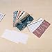 Hubceuo 12 Pack Budget Envelopes Laminated Cash Envelope System for Money Savings with Budget Sheets for Finance Record