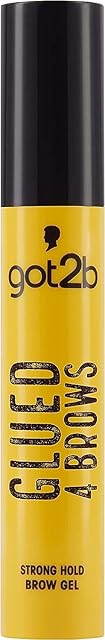 got2b Żel do brwi Glued 4 Brows, przezroczysty i długotrwały tusz modelujący brwi, żel o wegańskiej formule, 16 ml