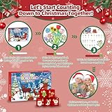 Advent Calendar 2025 Flower Building Blocks for Kids, 24-Day Christmas Calendar with 24 Colorful Flower Bouquets Made of Building Blocks,Christmas Flower Building Toy Gift for Boys and Girls - Image 3