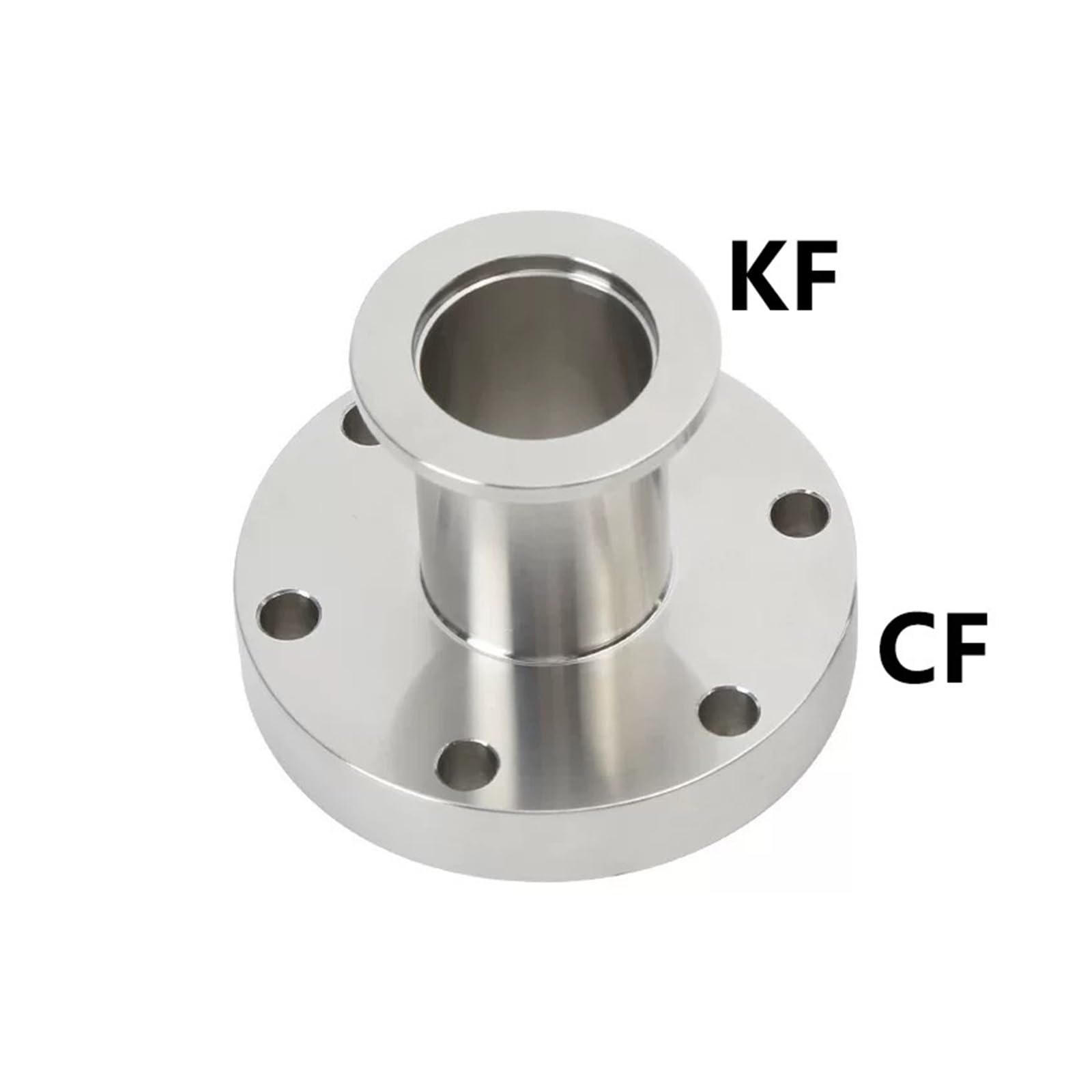 Accesorios for adaptador de brida de alto vacío CF a KF | Conversión de reductor recto con filo de cuchilla(CF35 to KF16)