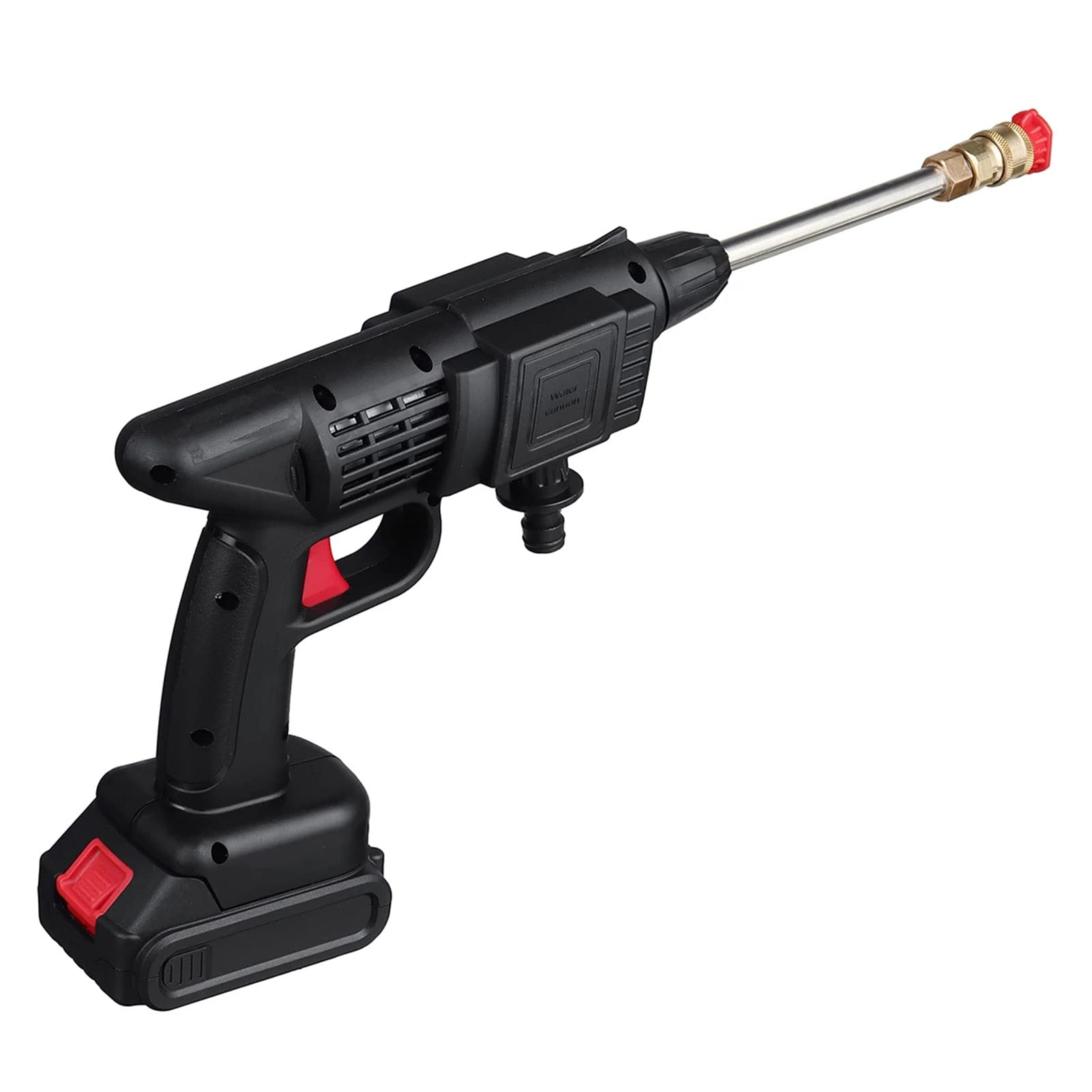 Shkalacar Lavadora a Presión Inalámbrica, Pistola de Riego 50 PSI con una batería y Cargador 24V 1500mAh Batería Recargable Lavadora a presión eléctrica para Lavar Autos, regar Flores, Limpiar Pisos