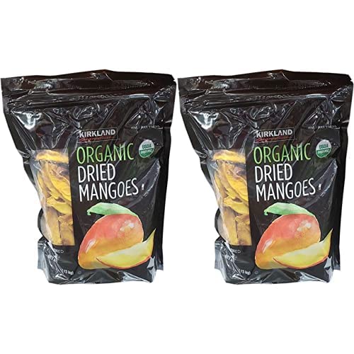 Kirkland Signature Organic Dried Mango, 40 Ounce (Pack of 2)