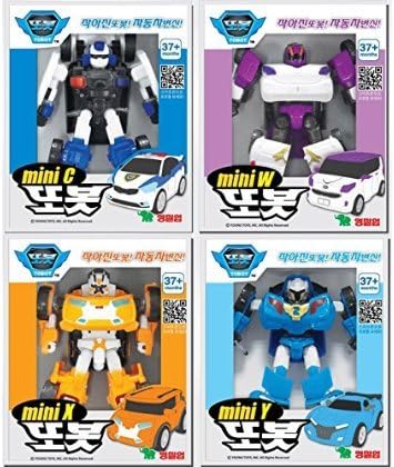 Tobot Mini C+W+X+Y Transformer- Korean Animation Robot Character