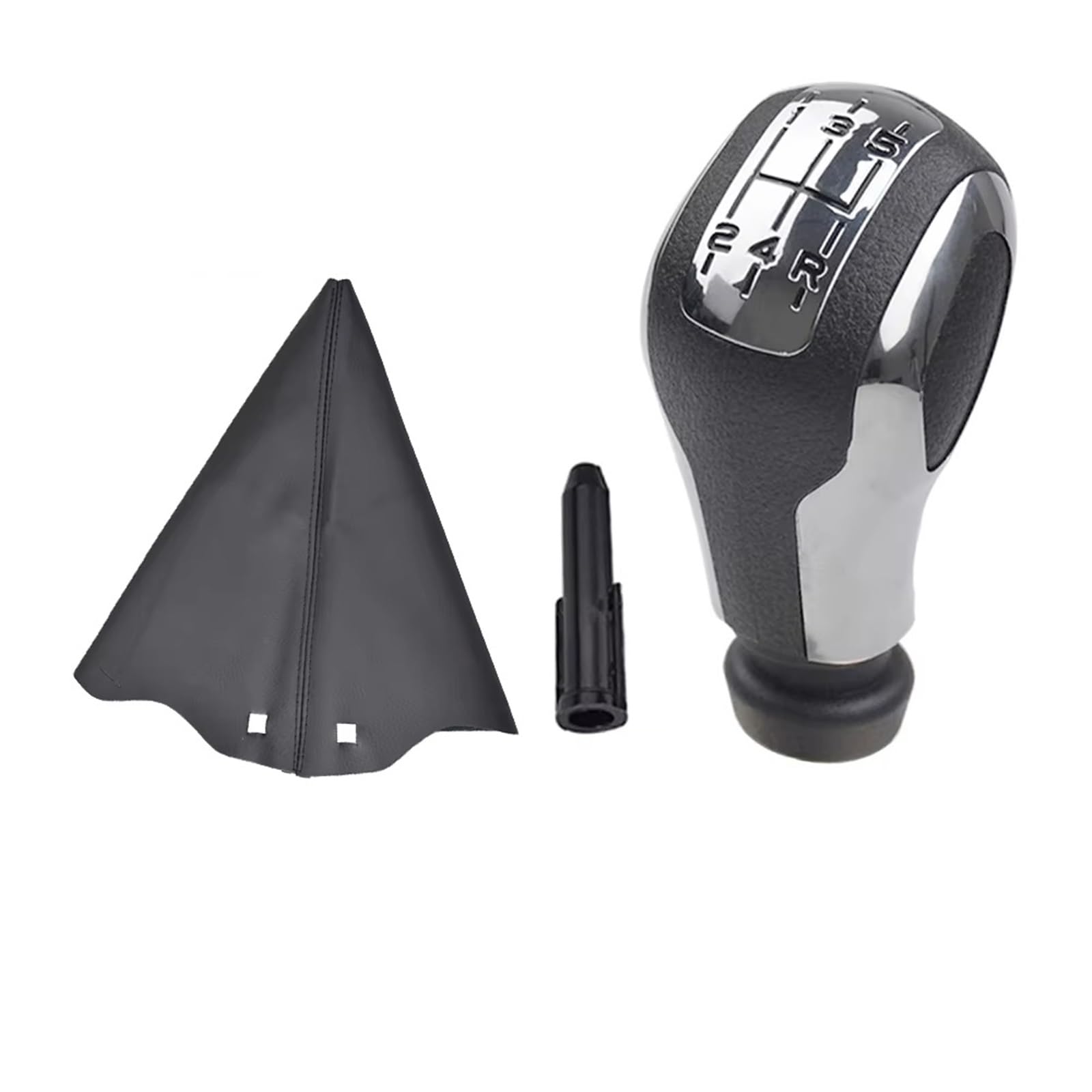 Cvcmgdgnea Set 5 Speed Car Gear Shift Knob With Pu Leather Gaiter Cover For Citroen C2 C3 C4 Sega Triumph Senna Elysee Picasso Peugeot 206 207 Gear Shift Knob Manual