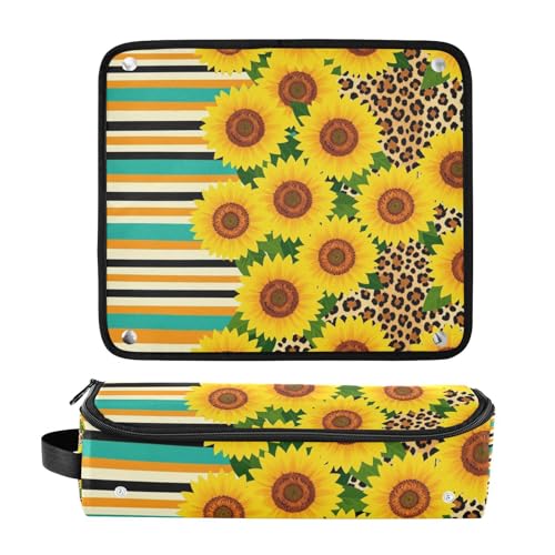 Bolsa de viaje para herramientas de cabello con almohadilla resistente al calor, organizador portátil para planchas, rizadores y estilizadores miniatura 3