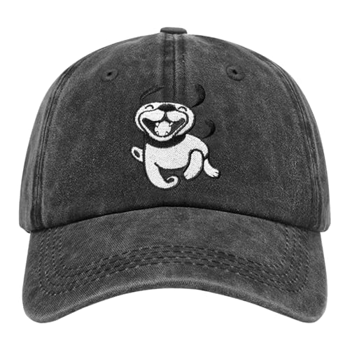 Embroidered Dog Baseball Cap for Men Women Funny Vintage Hat for Dog Lover