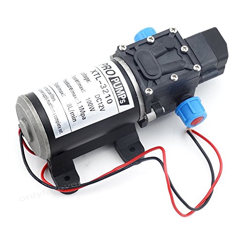 Labellevie DC12 V 8 L/m Bomba de agua Automático Alta Presión Diafragma para RV / Caravana / Bate