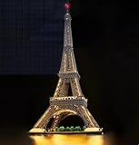 Paris Eiffel Tower Building Blocks Set with Light (10001 Pcs)