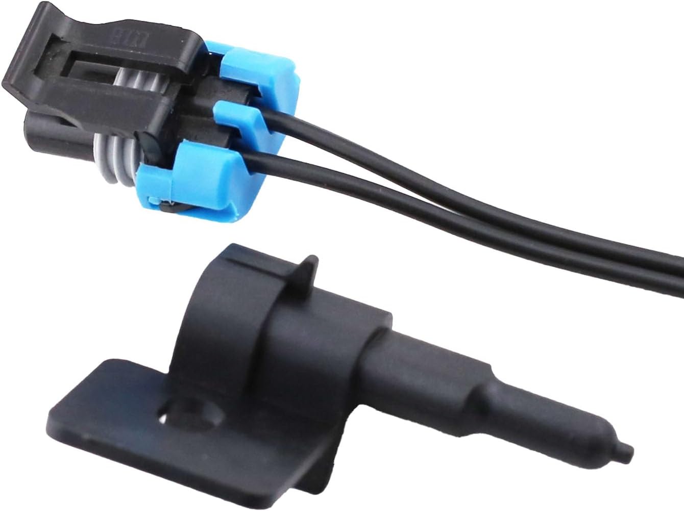 DEVMO Ambient Air Temperature Sensor with Wiring Harness Plug Pigtail Compatible with Corvette Silhouette 1997-2004 Terraza 2005-2007 Montana 1999-2009 10248414