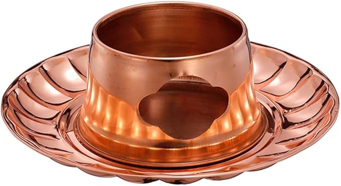 Olla de Cobre China Tradicional para Hot Pot Shabu Shabu, 20cm miniatura 5