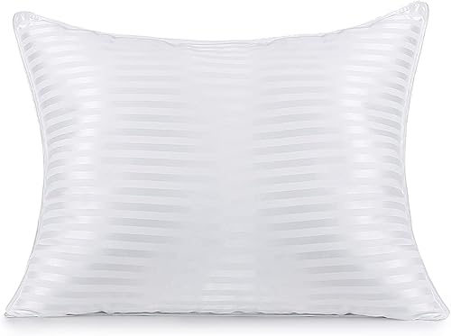 Acanva Almohadas de cama para dormir, relleno de fibra 3D suave y esponjosa, perfectas para dormir de espalda, estómago y de lado, tamaño King