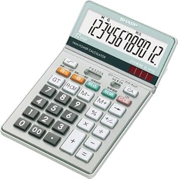 Amazon シャープ グラストップ調デザイン電卓 マルチ換算 早打ち アンサーチェック機能搭載 ナイスサイズタイプ 12桁 El N732 X ビジネス電卓 文房具 オフィス用品