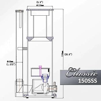 REEF OCTOPUS プロテインスキマー Amazon | Reef Octopus Classic 150SSS プロテインスキマー