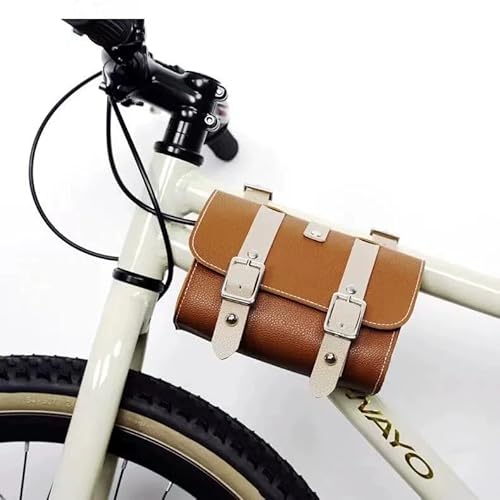自転車 バイクサドルバッグ バイクサドルバッグ バックル付き 自転車用収納ポーチ ミニタイプ ツールバッグ 汎用 ツーリング スタッズ付き PUレザー 収納バッグ 小物入れ バイク用 ツールバッグ 取付簡単 防水