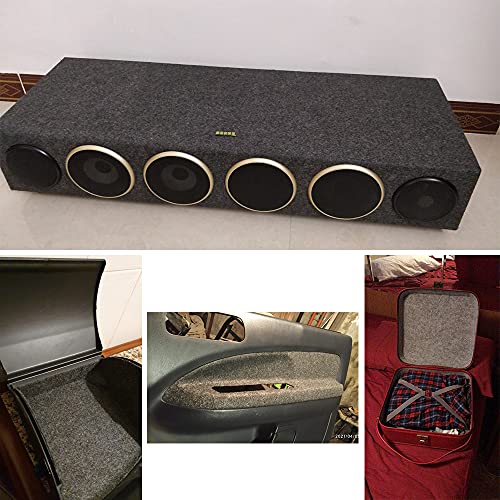 Flushbay Speaker Box Covering Carpet Black 39.37" × 39.37" Speaker