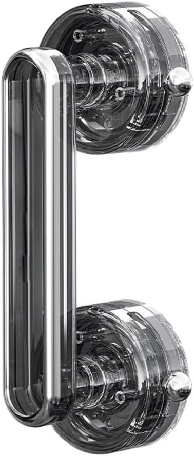 Zinc Alloy Concealed Hinge Flip Cabinet Doors, Close Damping Buffer Hinge, Compatible with 16-22mm Thick Doors, Silver (1 Set)