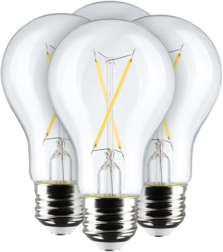 Satco 12461-5A19CLLEDE269304PK120V (S12461) A19 A Line Pear Bombilla LED