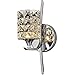 Lightess Modern Crystal Wall Sconce Lighting for Bathroom Home Mirror Light