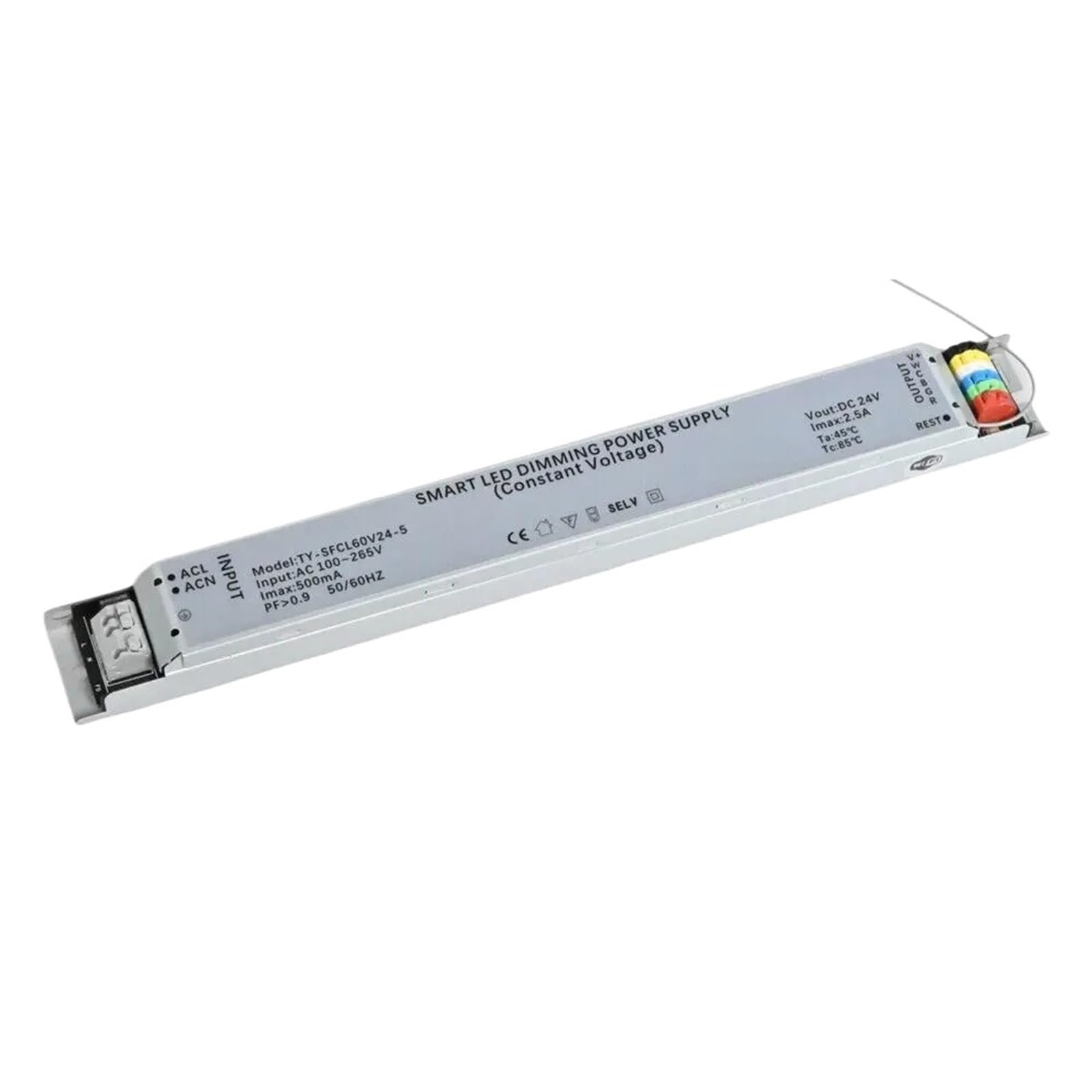 Regulator LED RGBCCT 60 W, ściemniany, zasilacz 24 V DC, sterowanie aplikacją Tuya Life dla taśmy LED COB RGBCCT (WIFI LED DRIVER)