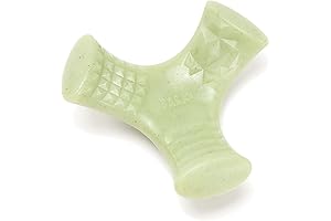 Super Chewer Tough Dog Chew Toys for Aggressive Chewers: Dental Stimulating Chopper (Small)