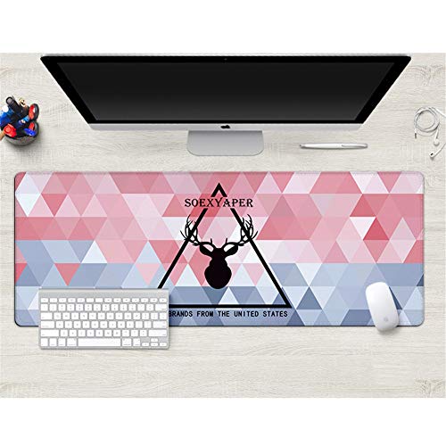 LL-COEUR XL Gaming Motif Tapis de Souris Ordinateur Mouse Pad Bureau Table Mat (800 x 300 x 3 mm, Couleur 12) Cover
