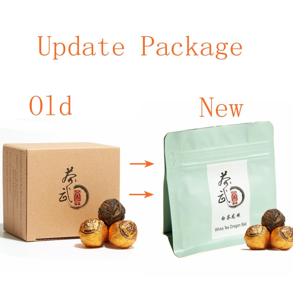 ChaWuWarmSun-[B] White Tea Dragon Ball,5oz,FuJian,China BaiCha