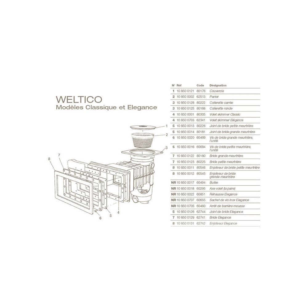 weltico - Panier de skimmer weltico 62513
