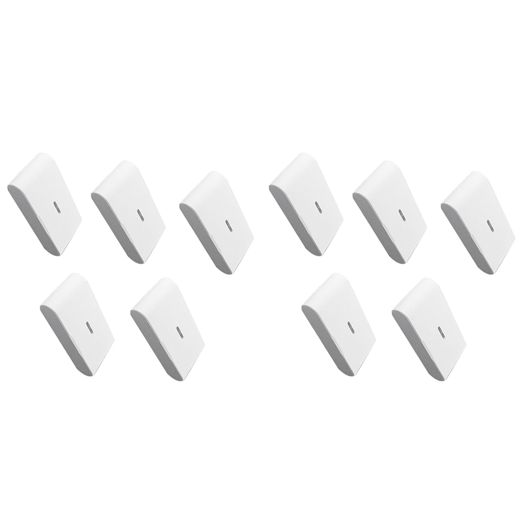 Jnchdghwa 10pcs 433MHz Wireless Vibration Glass Break Detector, Adjustable Sensitivity, Compatible with Alarm Systems