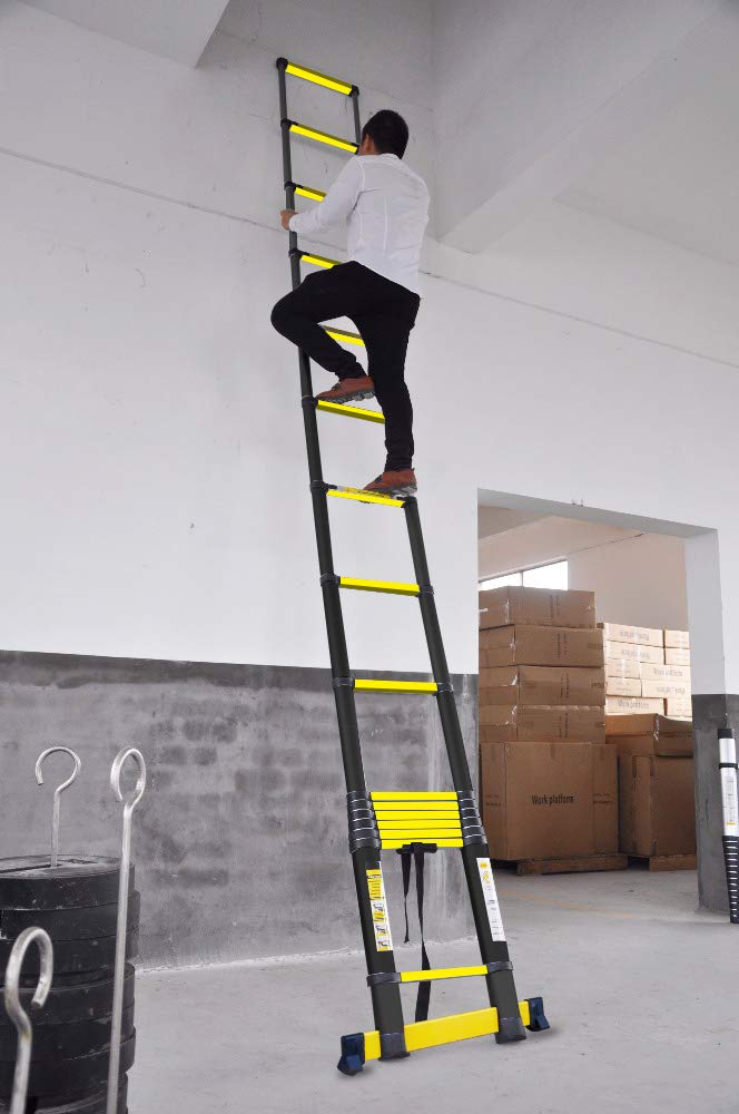 Echelle télescopique 4m40 Woerther Grafitek avec Housse