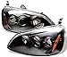 Spyder Auto 5010759 LED Halo Projector Headlights Black/Clear