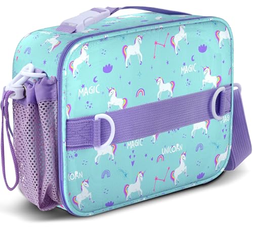 10 Best Bento Lunch Bags for Stylish Meals on the Go 3 YOLAY Kids Double Insulated Lunch Bag - Unicorn