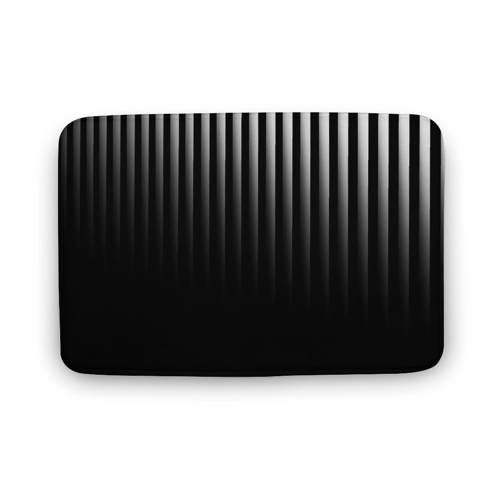 non-slip bath mat black vertical lines printed bath rugs absorbent shower carpet doormats bathroom accessories for bedroom kitchen laundry living room 19.7"x31.5"