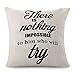 'There Is Nothing Impossible To Him Who Will Spróbuj poszewki na poduszki europejskie poszewki na poduszki anime poszewka na poduszkę burrito gładka klasyczna morska dekoracja choinkowa 65 cm x 65 cm