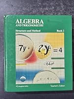Algebra and Trigonometry Structure and Method (Book 2) by Mary P. , Robert H. Sorgenfrey Dolciani 0395244102 Book Cover