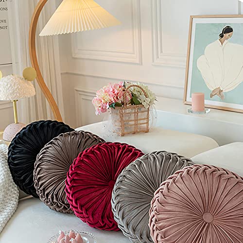 Cuscino Rotondo in Velluto per Divano Letto