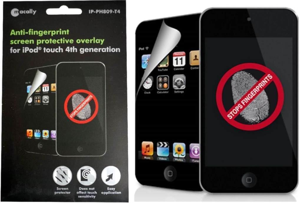 MacAlly IP-PH809-T4 Anti-Fingerprint Screen Protective Overlay for iPod Touch 4G