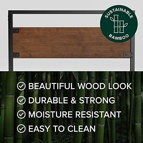 ZINUS Suzanne Bamboo and Metal Daybed with Trundle / Mattress Foundation with Steel Slat Support / Easy Assembly, Twin by Zinus - Image 4