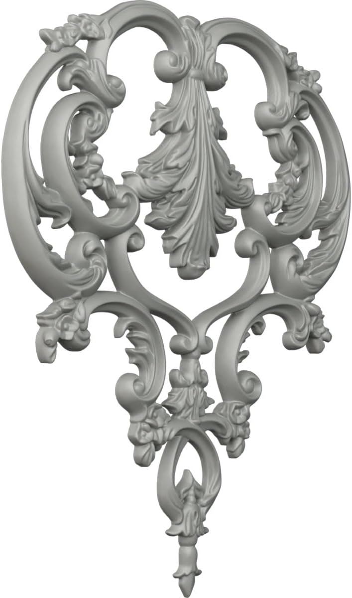 Ekena Millwork 21 1/4"W x 25 5/8"H x 1 1/4"P Kinsley Center Onlay