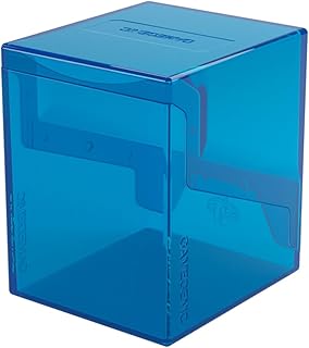 Gamegenic Bastion 100+ XL Deck Box - Compact, Secure, and Perfectly Organized for Your Trading Cards! Safely Protects 100+ Double-Sleeved Cards, Blue Color, Made