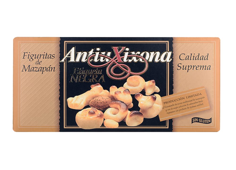 Antiu Xixona - Figuras Mazapán Etiqueta Negra, 200 g