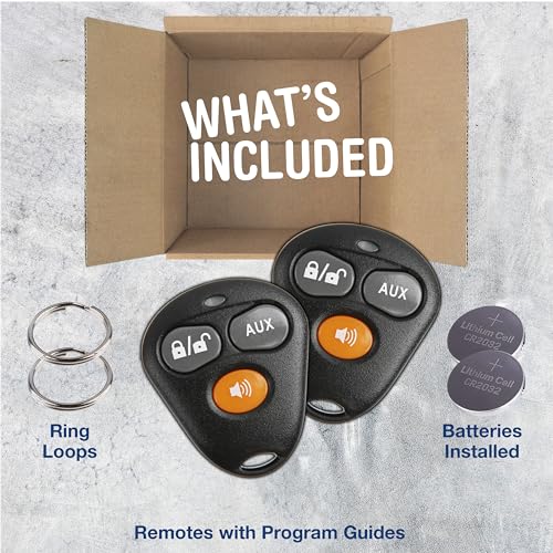 image for KeylessOption Keyless Entry Remote Starter Car Key Fob Alarm for After