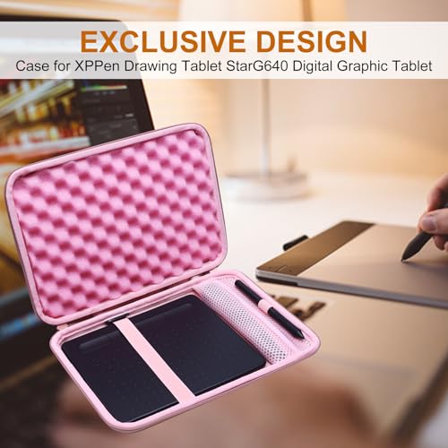 Étui pour XPPen StarG640 LTGEM, protection rigide tablette dessin - 6