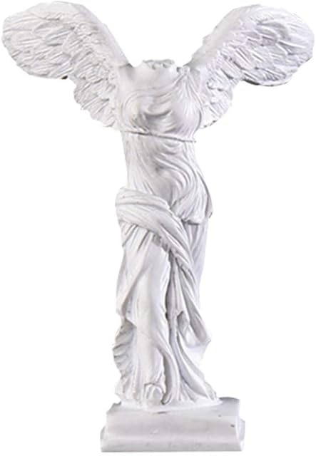 POHOVE Winged Victory Of Samothrace Statue Victory Goddess Sculpture Greek Goddess Sculpture Figurine Desktop Ornament Abstract Goddess Sculpture From The Louvre for Home Decor