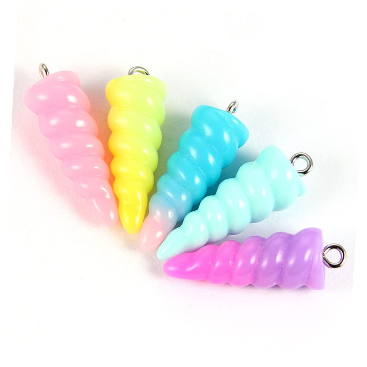 Lurrose 80 Pz Fascino pendente Accessori per creare gioielli fai-da-te Accessori per creare portachiavi ciondolo collana di gioielli fascino di caramelle artigianali pendente di fascino
