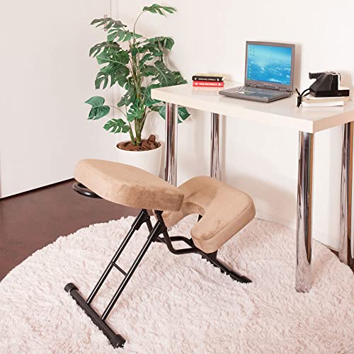 セブンポーズチェア グレー/ミルキーホワイト 自然な姿勢で作業時の体の負担を軽減 [4]