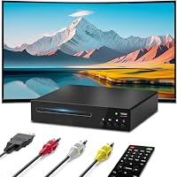 Region Free DVD Player for TV, SHIWAKOTO Compact HD DVD Players for Home