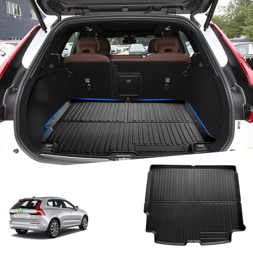 Tappetino Baule Per Volvo XC60 2018-2023 – Protezione Antigraffio Impermeabile, Copertura Totale, Facile Da Pulire